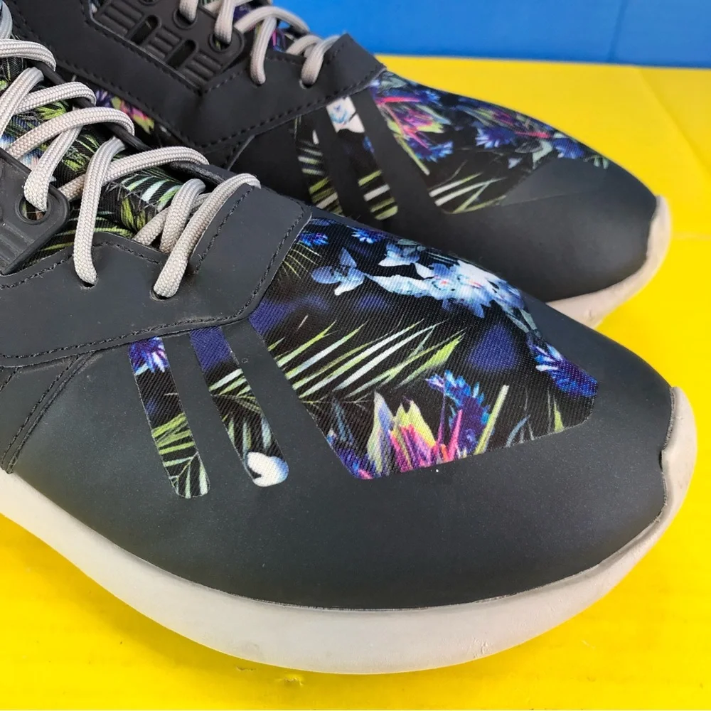 Adidas Tubular Runner Men’s Floral Athletic Sneakers Shoes Q16463 Size 8.5 - Picture 4 of 14